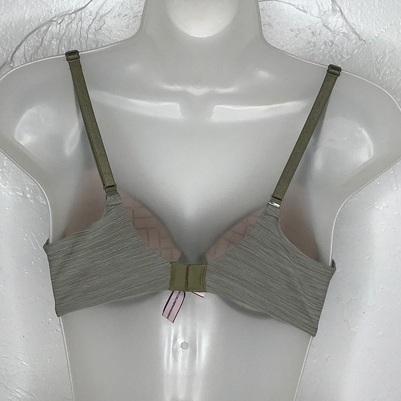 Victoria’s Secret uplift semi Demi army green wired bra size 34C EUC - Picture 5 of 15